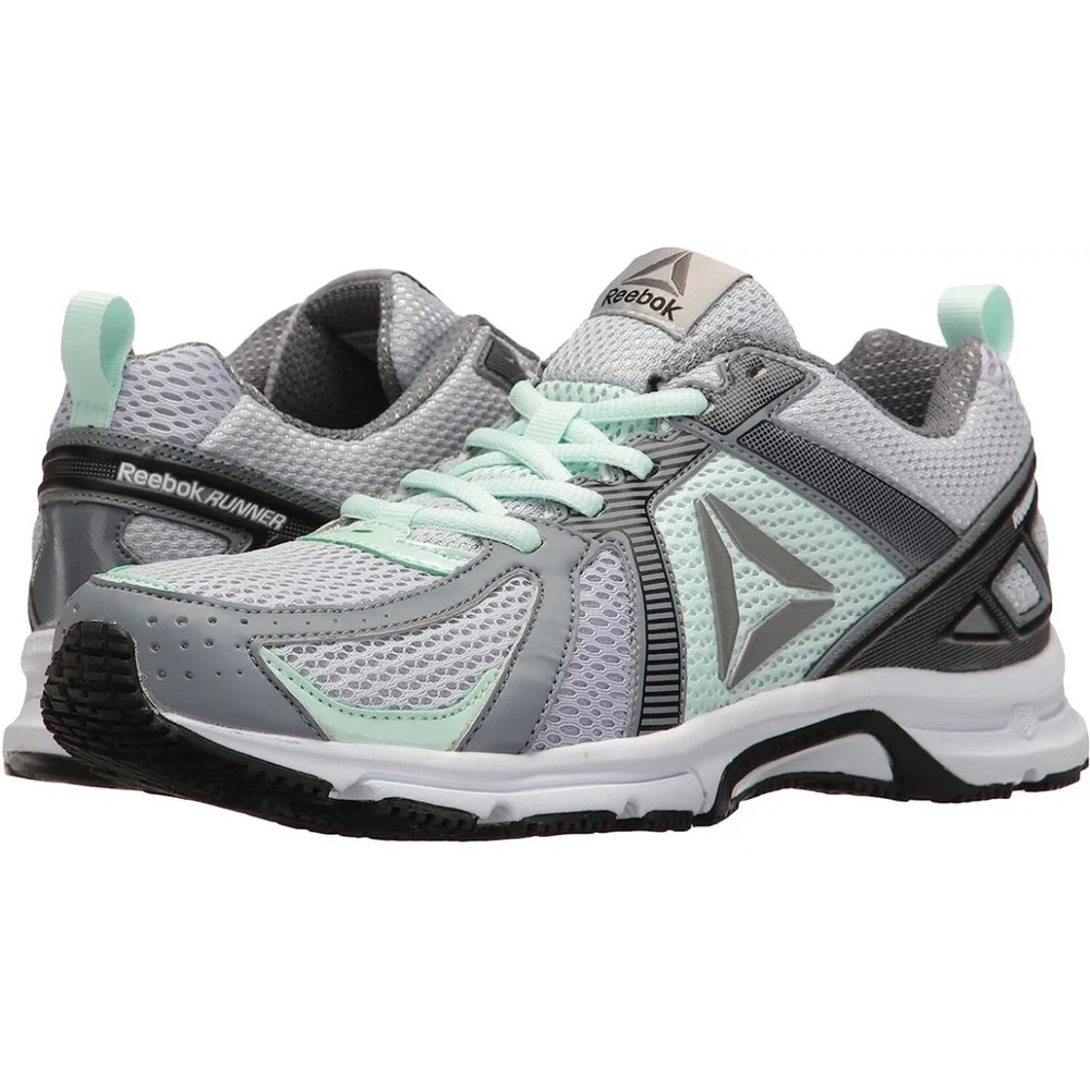 Reebok Women's Runner MT Running Shoe Grey/Mist Sneakers Gym Cross-Fit Sz 9